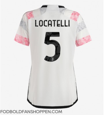 Juventus Manuel Locatelli #5 Udebanetrøje Dame 2023-24 Kortærmet